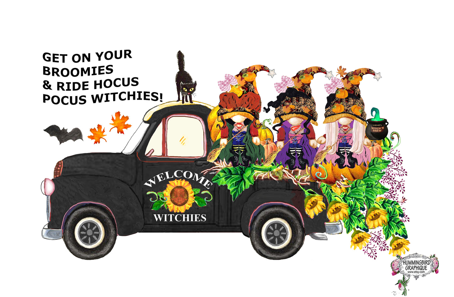 #1037 MONTEZ SUR VOS BALAIS HOCUS POCUS WITCHIES ET CHEVAUCHEZ ! - RÉCOLTE D'AUTOMNE