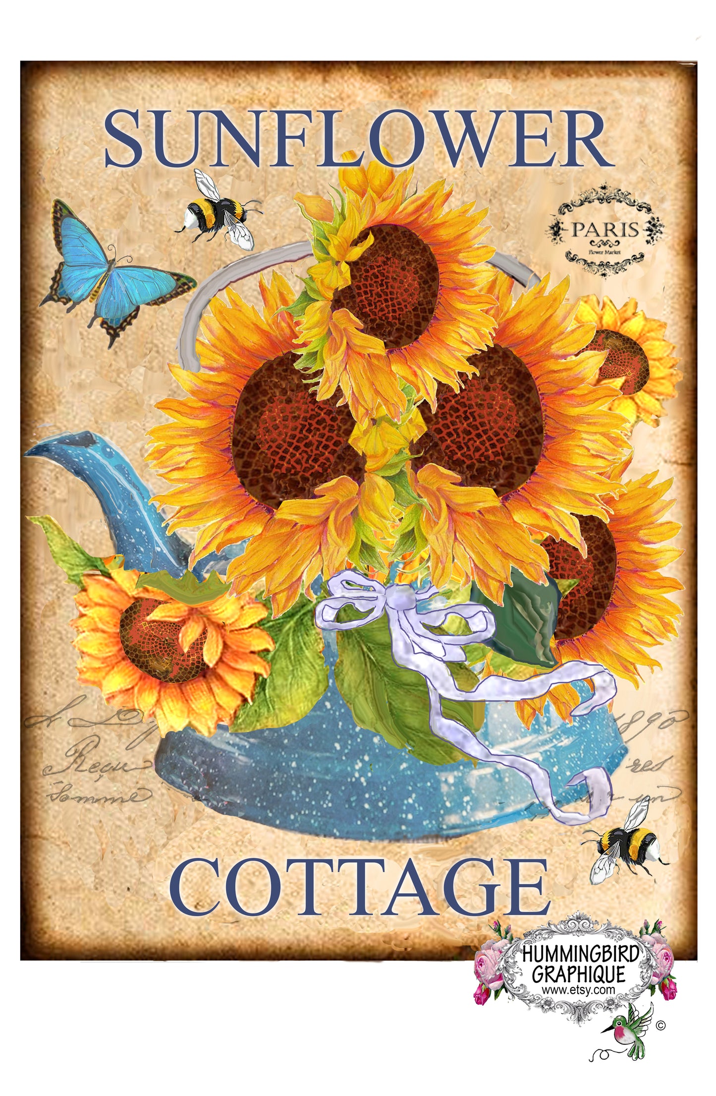 #1162 CHALET TOURNESOL - IMAGE DE CAMPAGNE