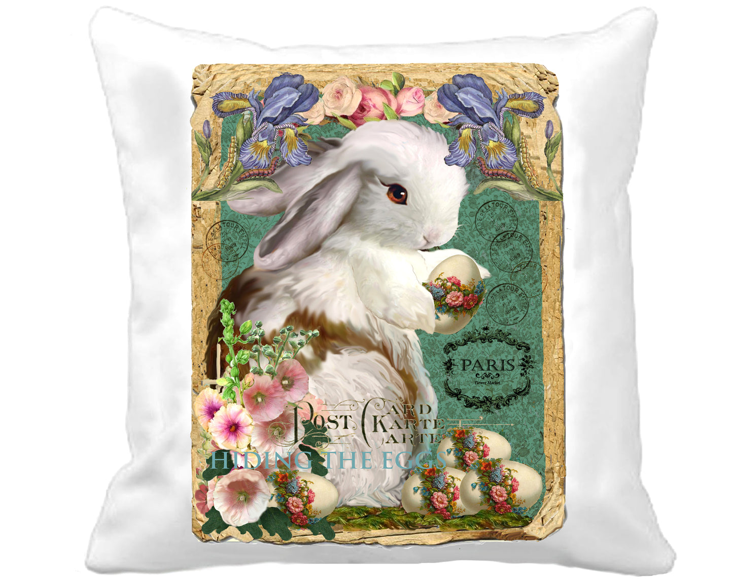 #21 UN MAGNIFIQUE LAPIN CACHE SES OEUFS - Lapins