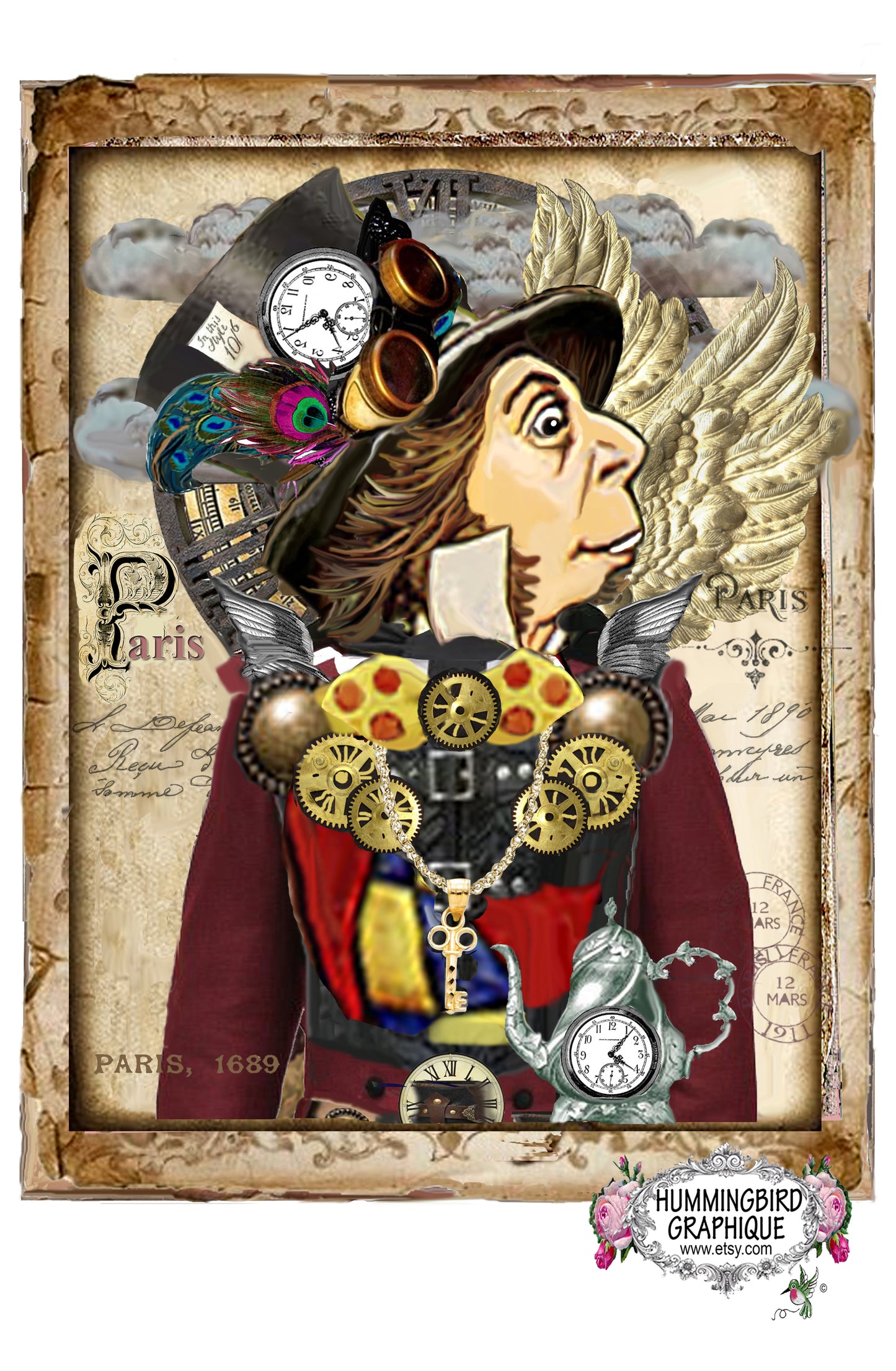 #364 ALICE AU PAYS DES MERVEILLES LE CHAPELIER FOU STEAMPUNK - STEAMPUNK