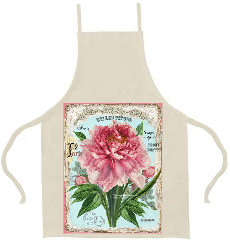 #622 BEAUTIFUL PEONY AND LACE - BEAUTIFUL SHABBY IMAGE