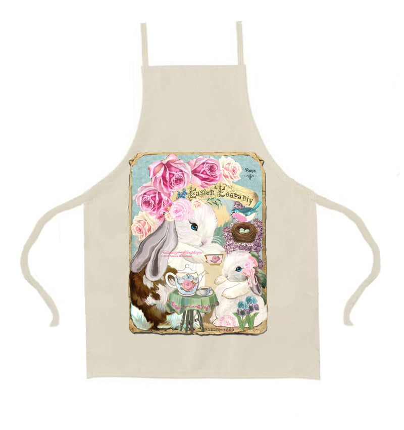 #452 MAMAN LAPIN ET BÉBÉ LAPIN THÉ DE PÂQUES - LAPINS