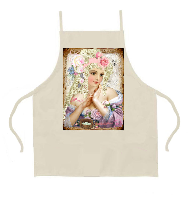 #457 BEAUTIFUL MARIE ANTOINETTE WITH ROSES - BEAUTIFUL SHABBY IMAGE