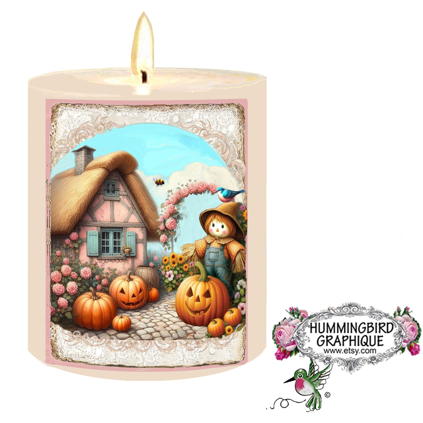 #1267 CHARMANT ÉPOUVANTAIL - Moisson d'automne