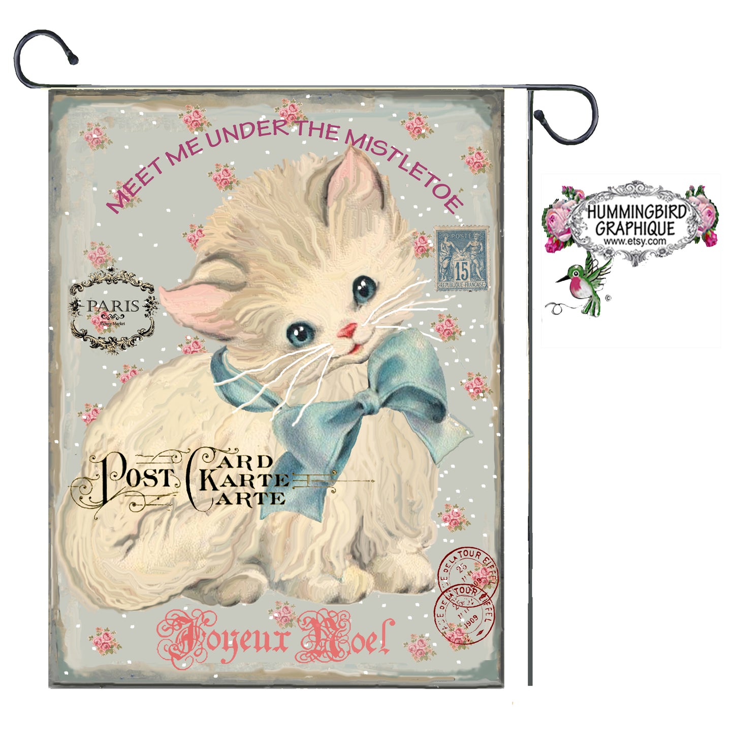 #149 PRECIOSO GATITO NAVIDEÑO - NAVIDAD