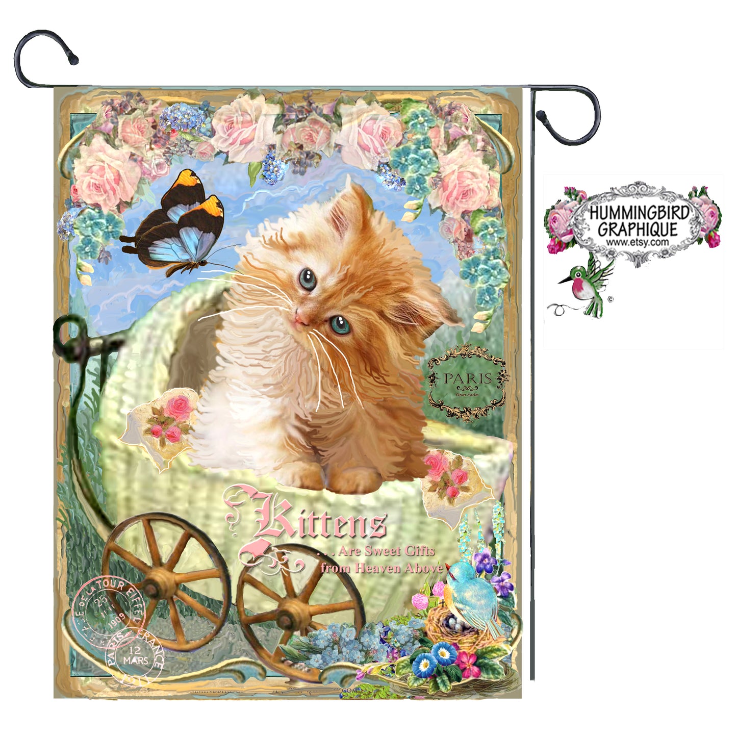 #173 KITTENS ARE SWEET GIFTS FROM HEAVEN ABOVE - ANIMALS