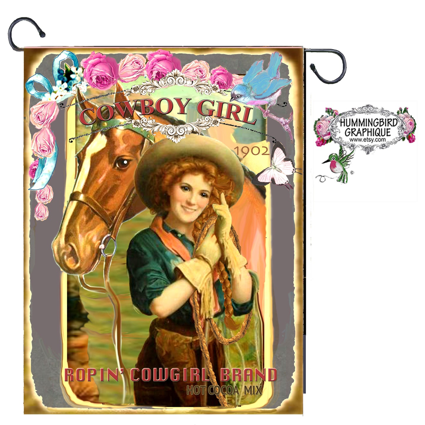 #303 COWBOY GIRL SIGN - COWGIRLS