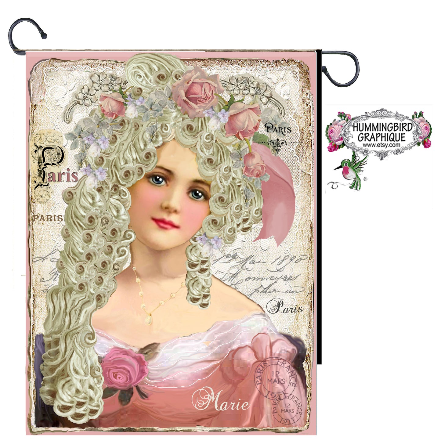 #310 BEAUTIFUL MARIE ANTOINETTE - BEAUTIFUL SHABBY IMAGE