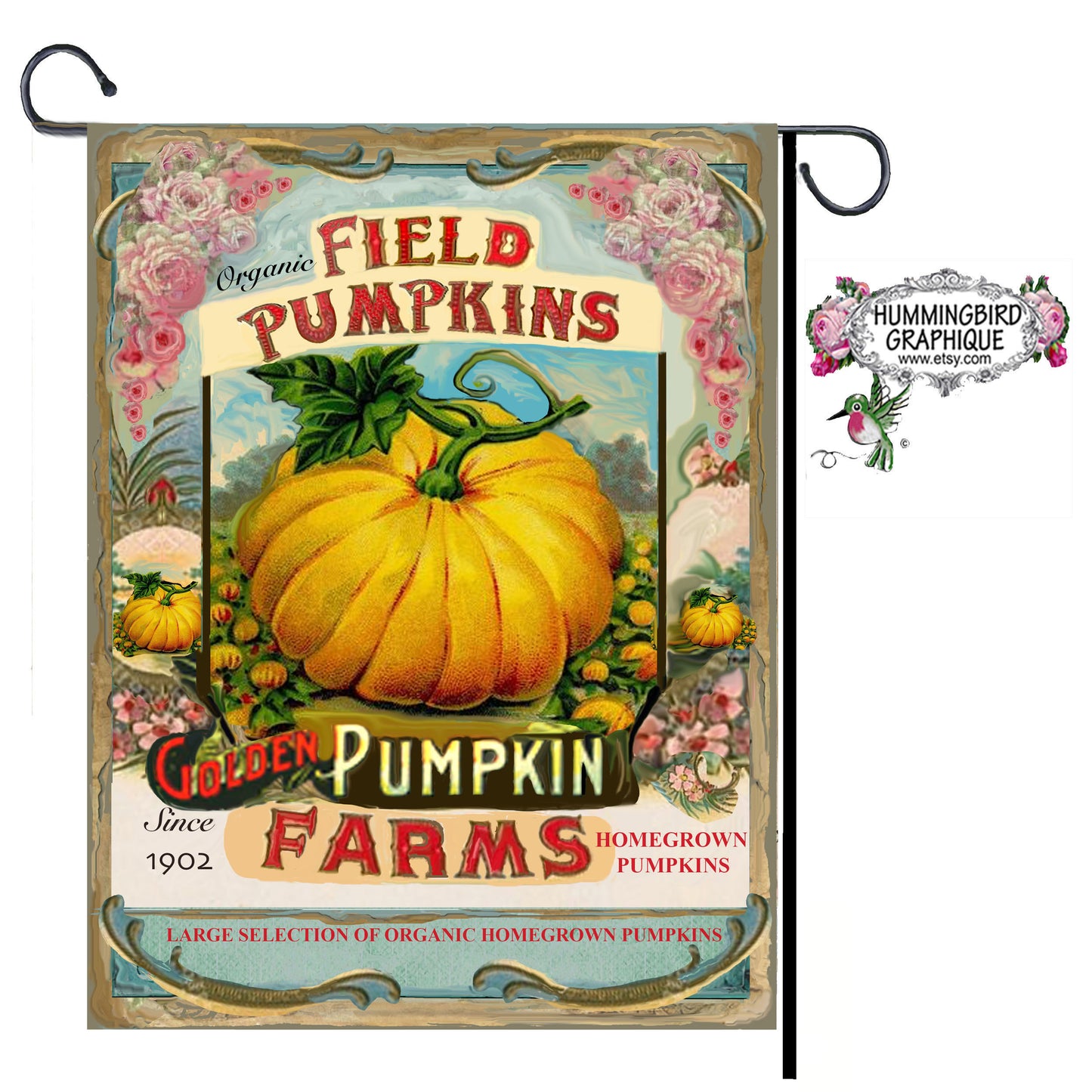 #337 FARMERS MARKET FIELD PUMPKINS FARMS - COUNTRY IMAGE