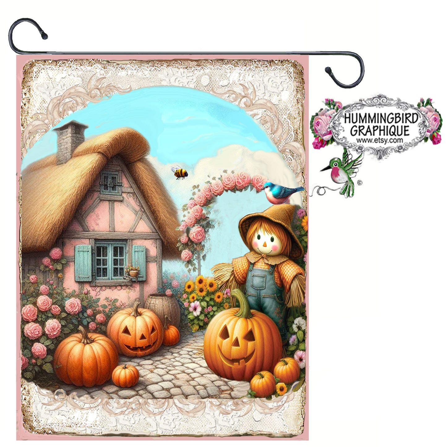 #1267 CHARMANT ÉPOUVANTAIL - Moisson d'automne
