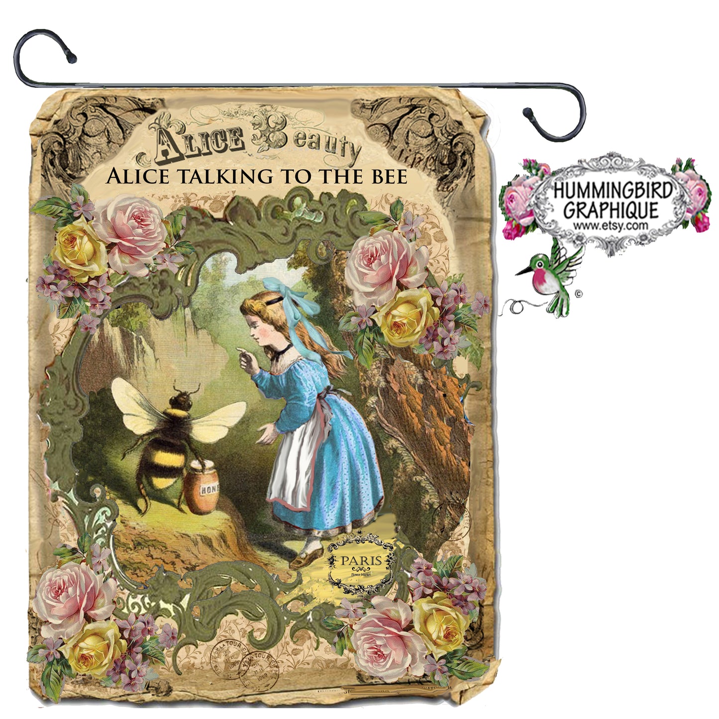 #49 ALICE PARLE À L'ABEILLE - ALICE AU PAYS DES MERVEILLES