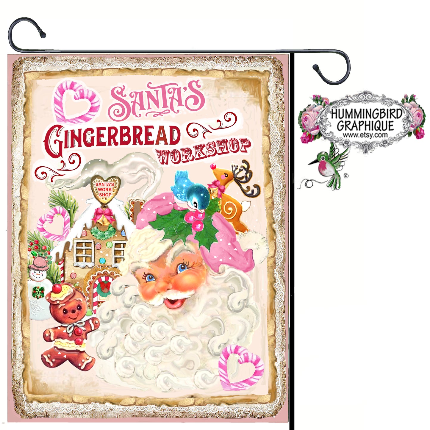 #1157 SANTAS GINGERBREAD WORKSHOP -CHRISTMAS
