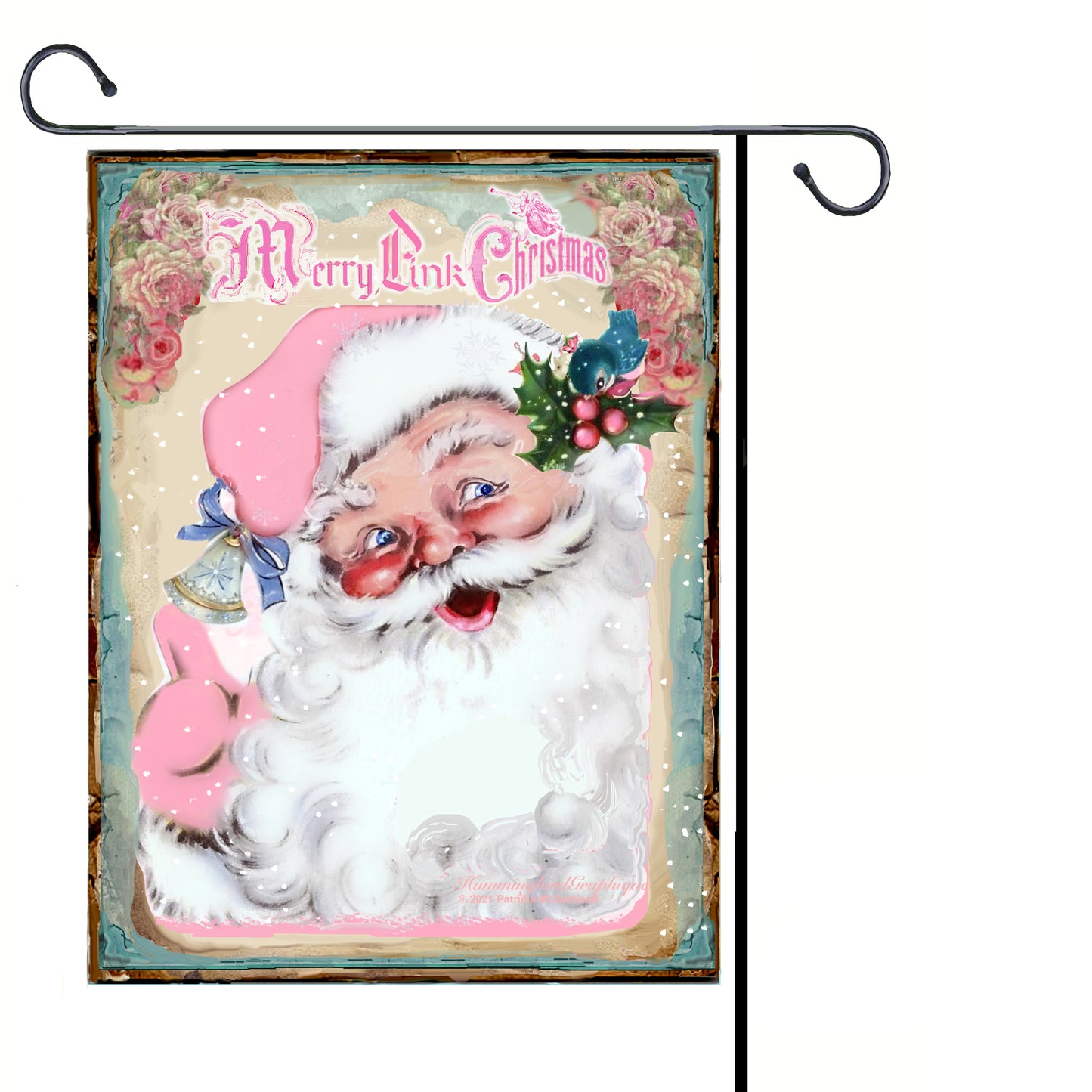 #1046 JOYEUX PÈRE NOËL ROSE - NOËL