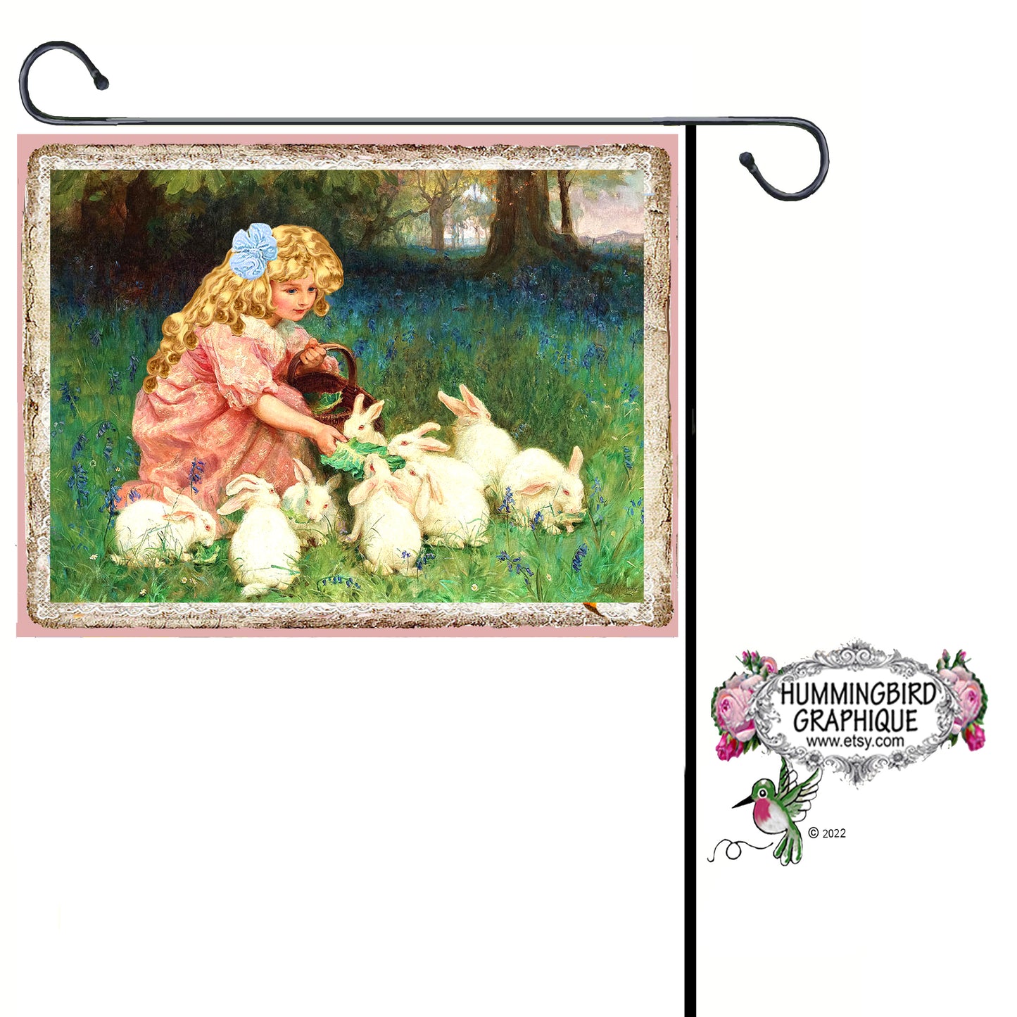 #1129 LA BELLE ALICE AU PAYS DES MERVEILLES NOURRIT LES LAPINS - ALICE AU PAYS DES MERVEILLES