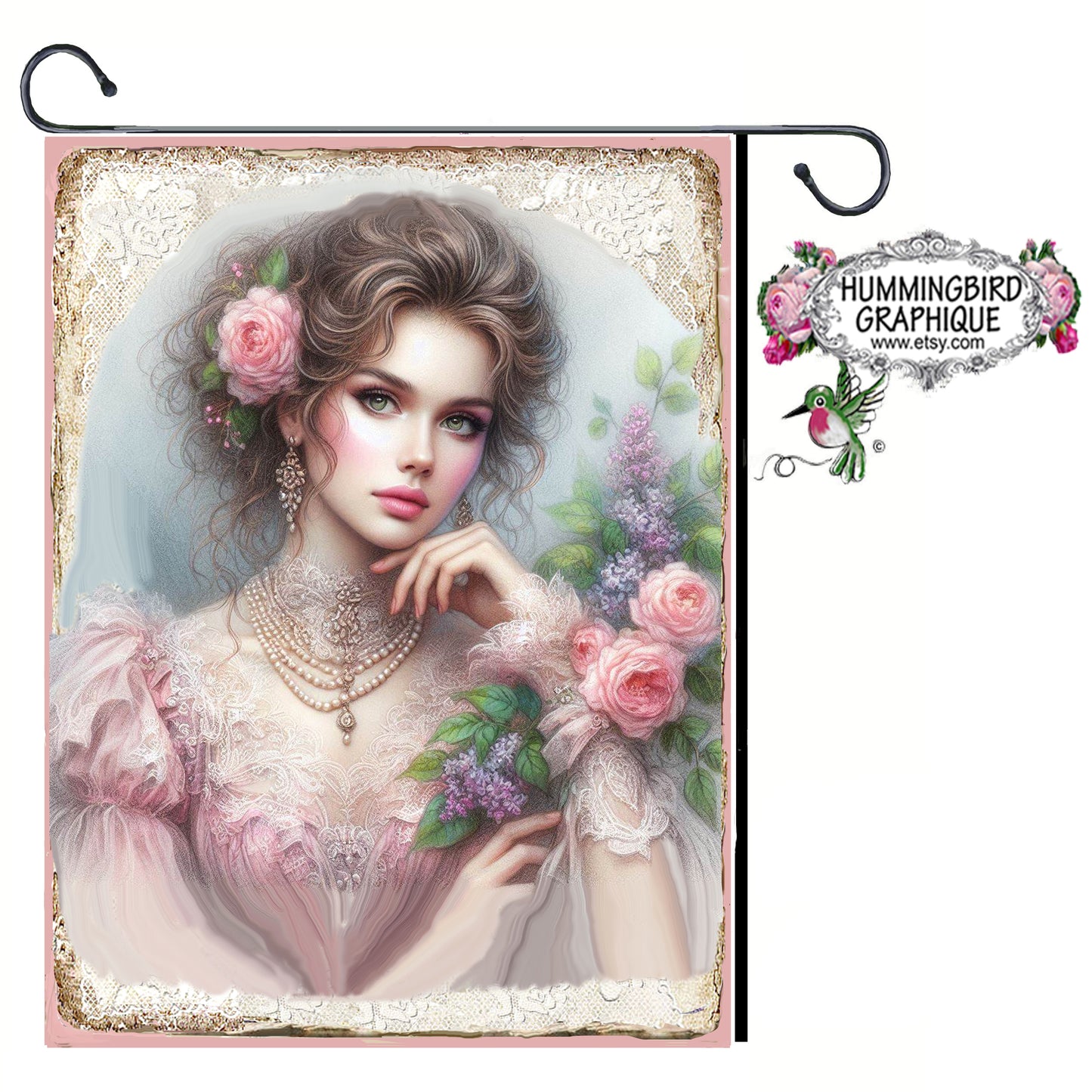 #1222M BEAUTIFUL ENCHANTING CHRISTMAS LADY - CHRISTMAS