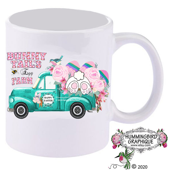 #612 BUNNY TAILS EGG FARM JOYEUSES PÂQUES - LAPINS