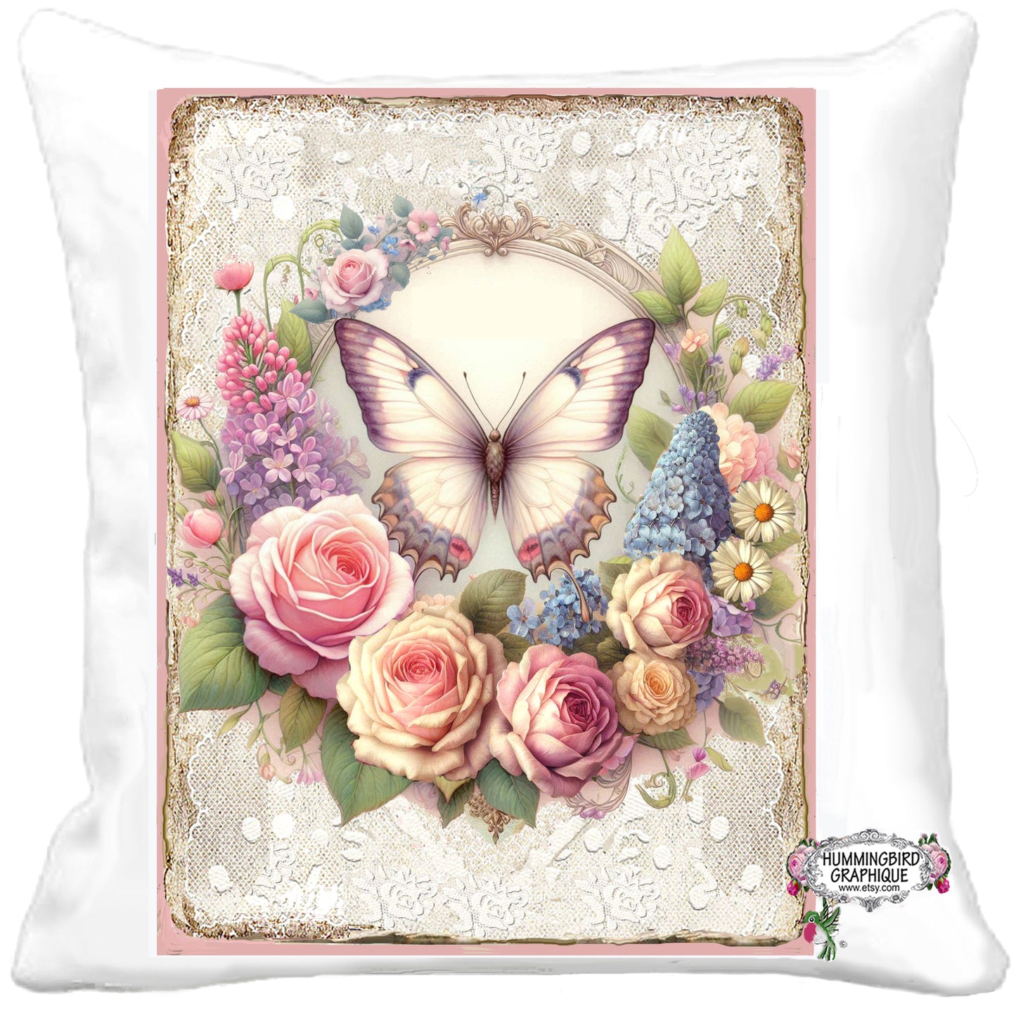 #1261 BEAUTIFUL LACE BUTTERFLY - Beautiful Shabby Image