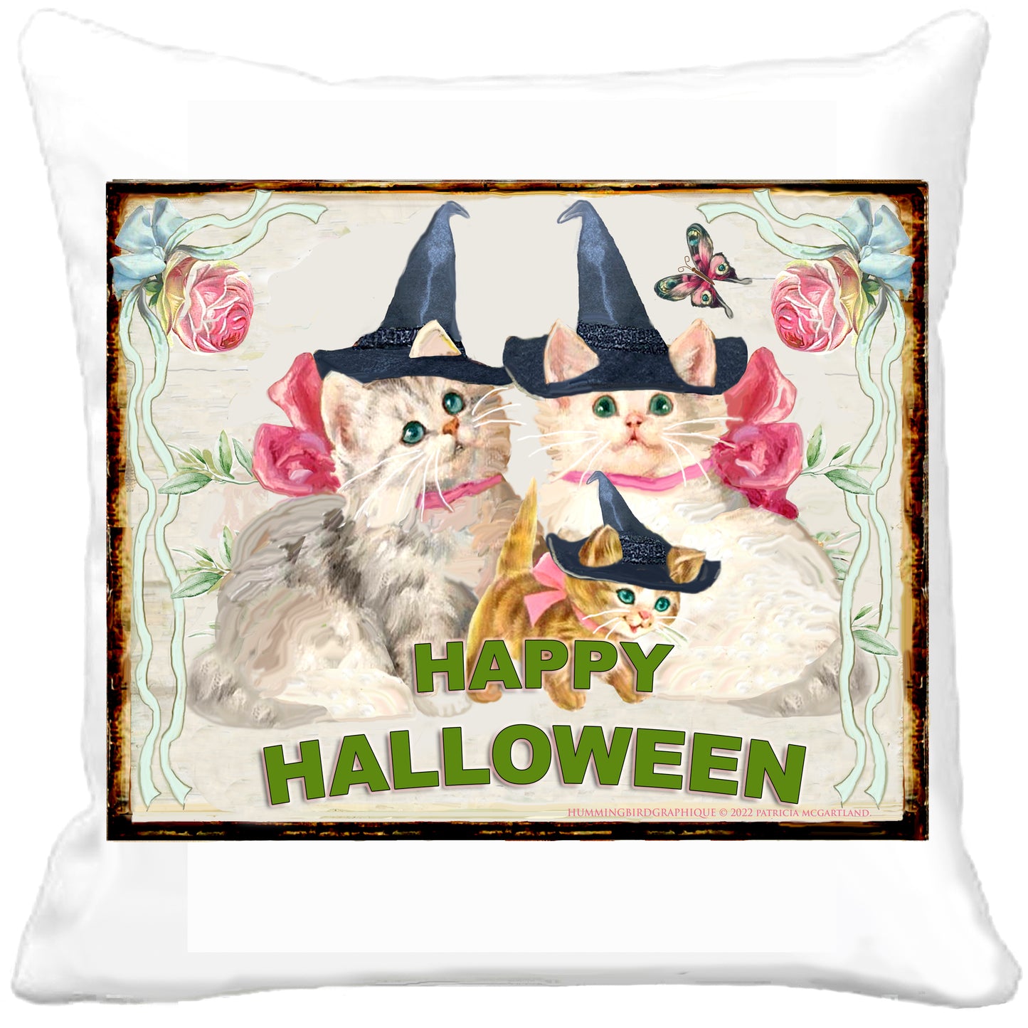 #1120 JOYEUX CHATONS D'HALLOWEEN SORCIÈRES - RÉCOLTE D'AUTOMNE
