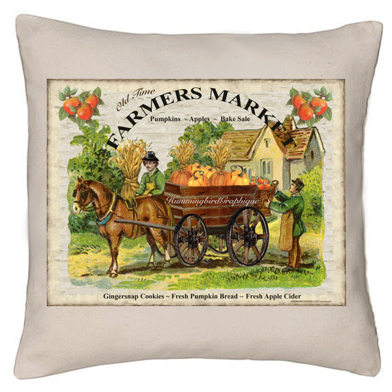#118 MARCHÉ DE FERMIERS D'ANCIENNE TEMPS AVEC CHEVAL ET CHARIOT DE CITROUILLES - RÉCOLTE D'AUTOMNE