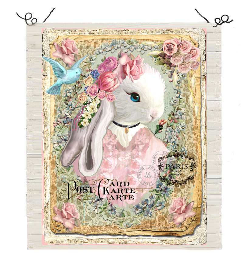 #219 MAGNIFIQUE LAPIN MME COTTONTAIL - LAPINS