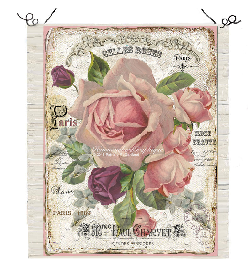 #298 BEAUTIFUL ENCHANTED ROSE BEAUTY - BEAUTIFUL SHABBY IMAGE