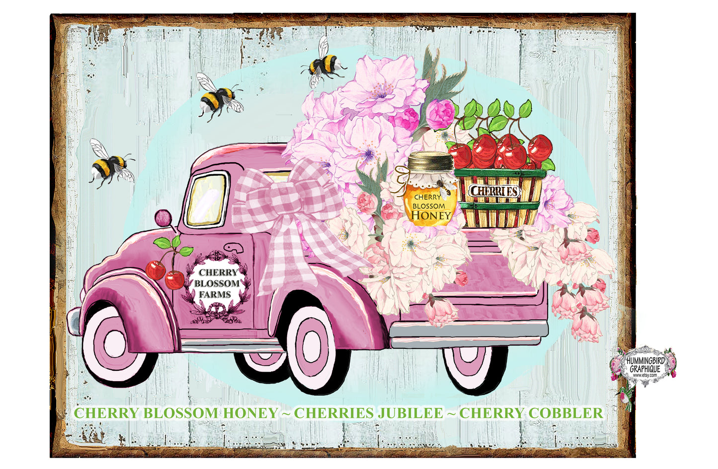 #1016 CHERRY BLOSSOM HONEY TRUCK - COUNTRY IMAGE