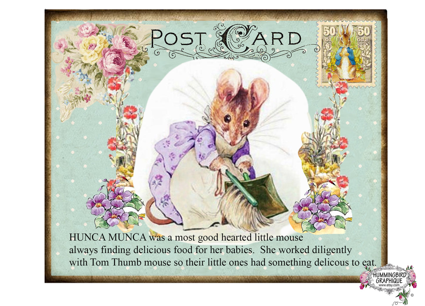 #1066 PRECIOUS BEATRIX POTTER POSTCARDS - BEATRIX POTTER