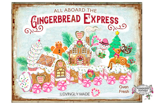 #1149 TODOS A BORDO DEL TREN EXPRESS DE JENGIBRE - NAVIDAD