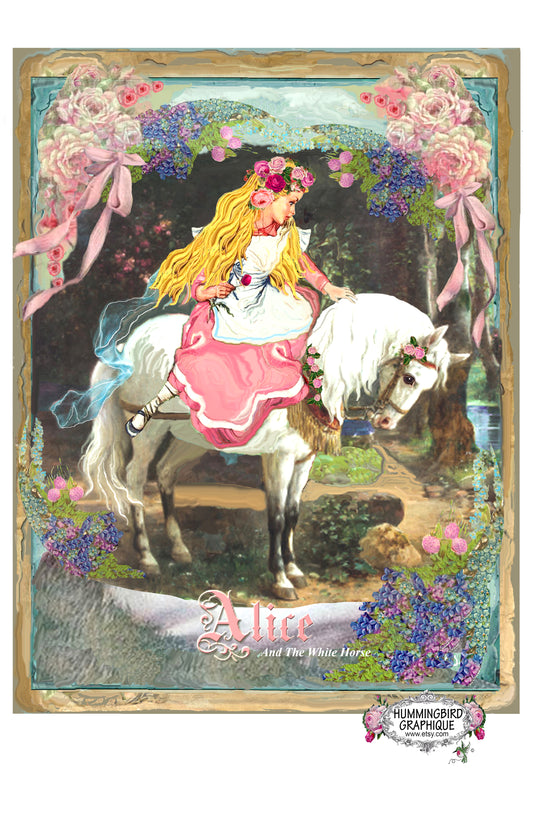 #167 ALICE AND THE WHITE HORSE - ALICE IN WONDERLAND