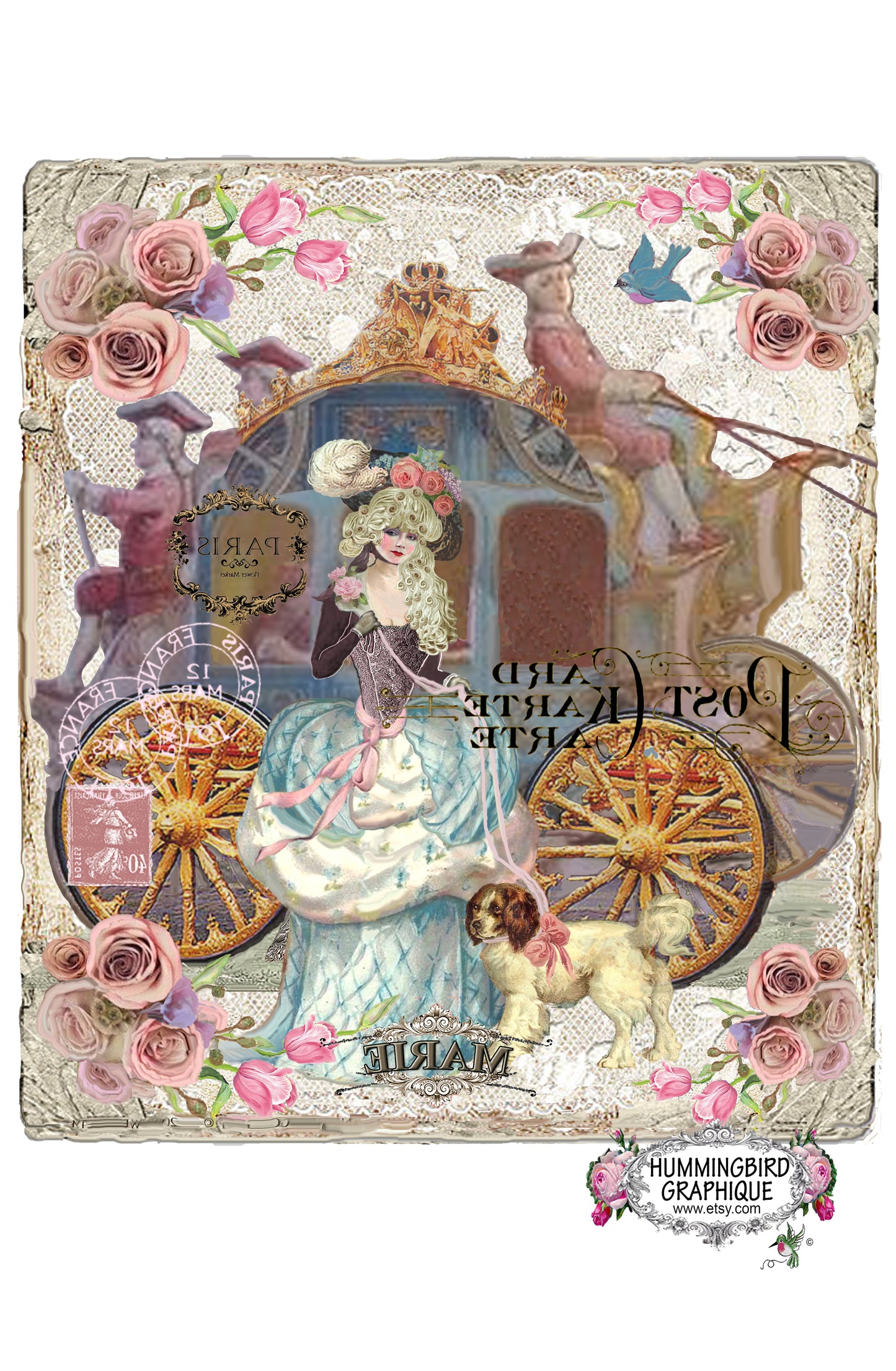 #203 MARIE ANTOINETTE CHEVAUX ET CALÈCHE - MARIE ANTOINETTE