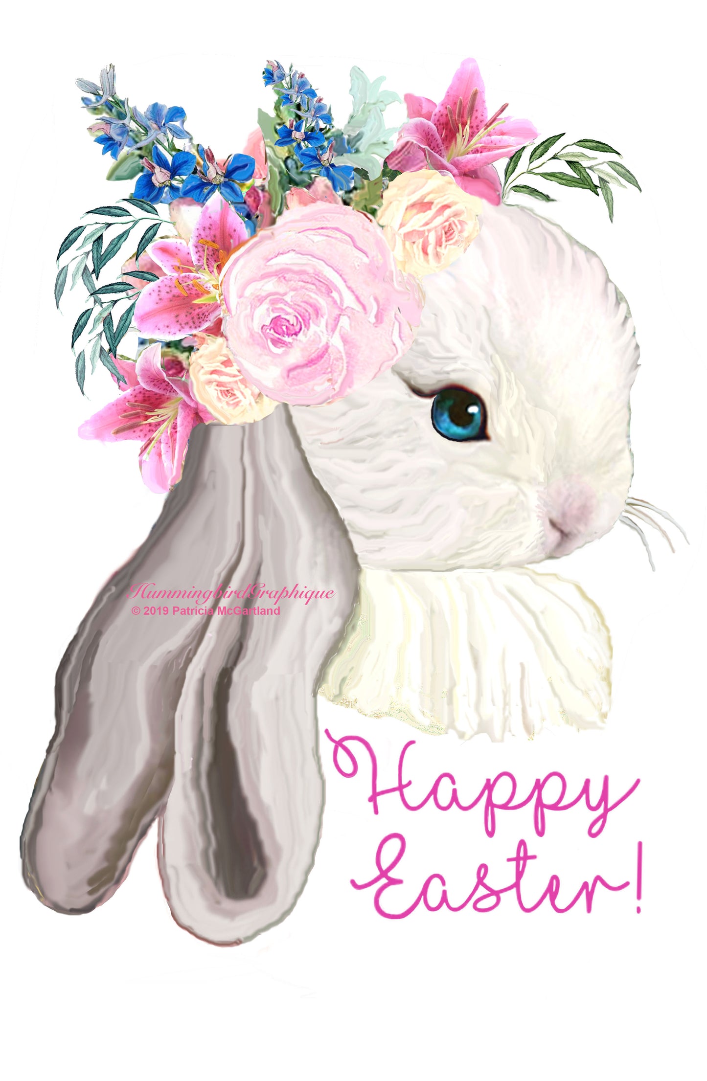 #440 HAPPY EASTER BABY BUNNY - BUNNIES