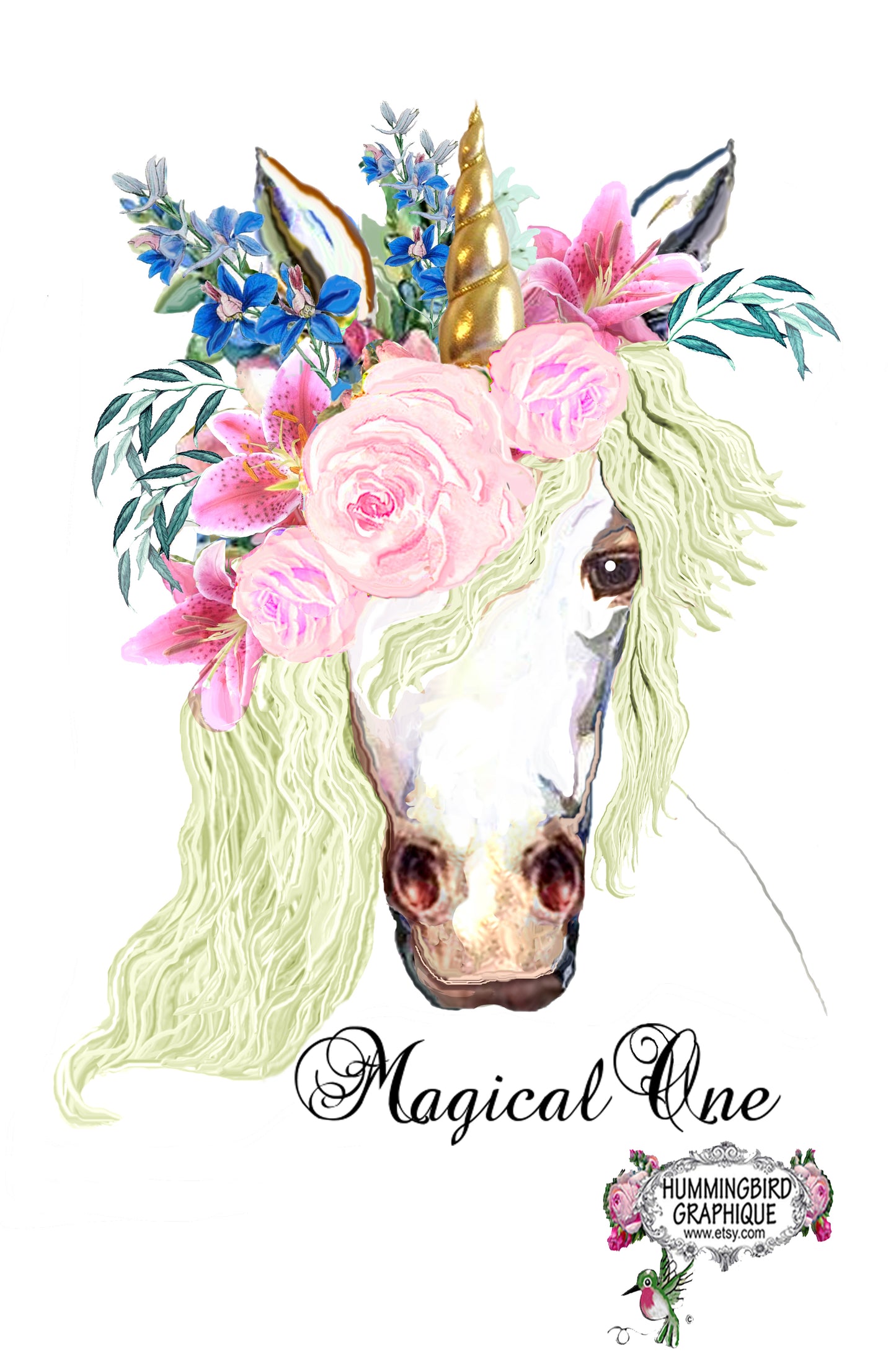 #463 BEAUTIFUL MAGICAL ONE UNICORN - ANIMALS