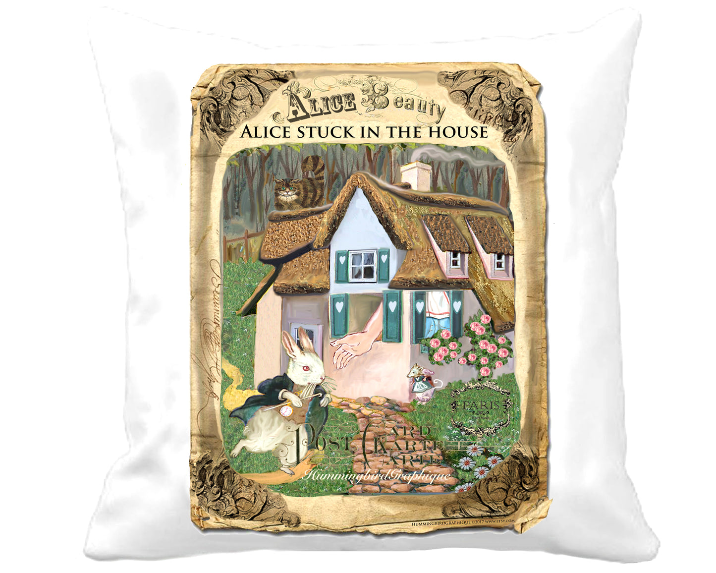 #46 ALICE STUCK IN THE HOUSE AND THE WHITE RABBIT - Alice In Wonderland