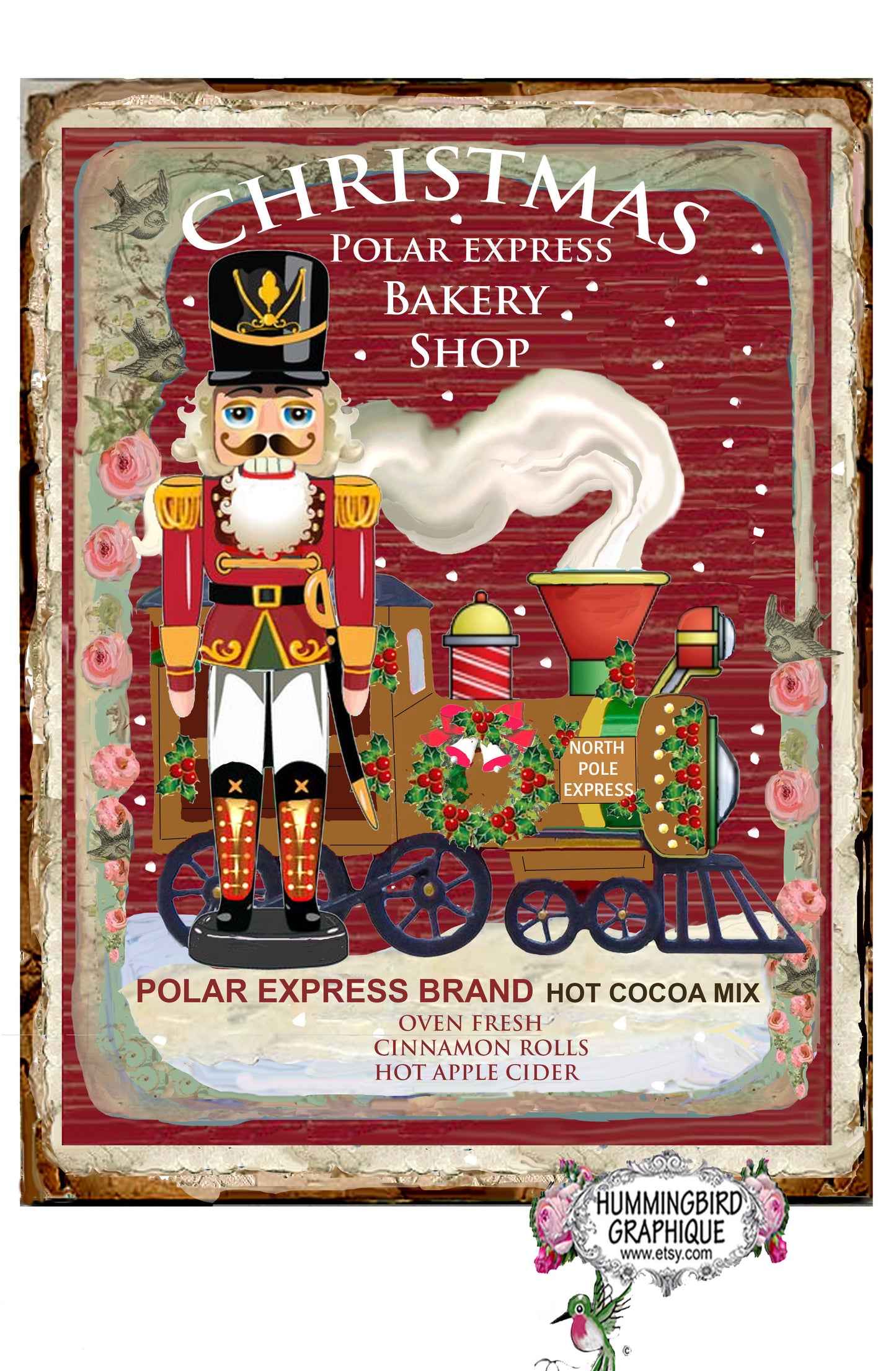 #982 CHRISTMAS POLAR EXPRESS BAKERY SHOP SIGN - CHRISTMAS