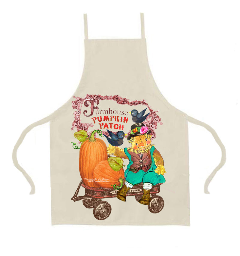 #538 FARMHOUSE PUMPKIN PATCH WITH CHARMING SCARECROW - AUTUMN HARVEST