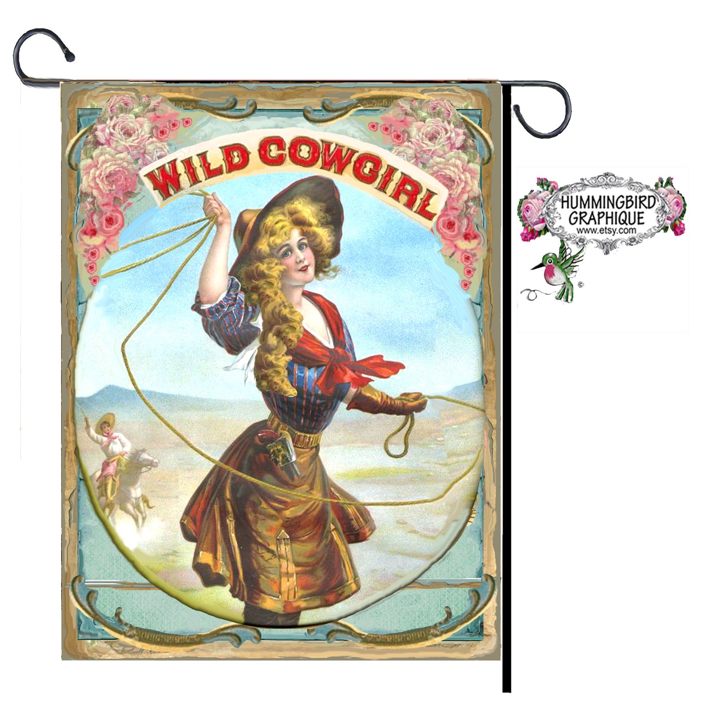 #327 WILD WEST COWGIRL LASSO QUEEN - COWGIRLS