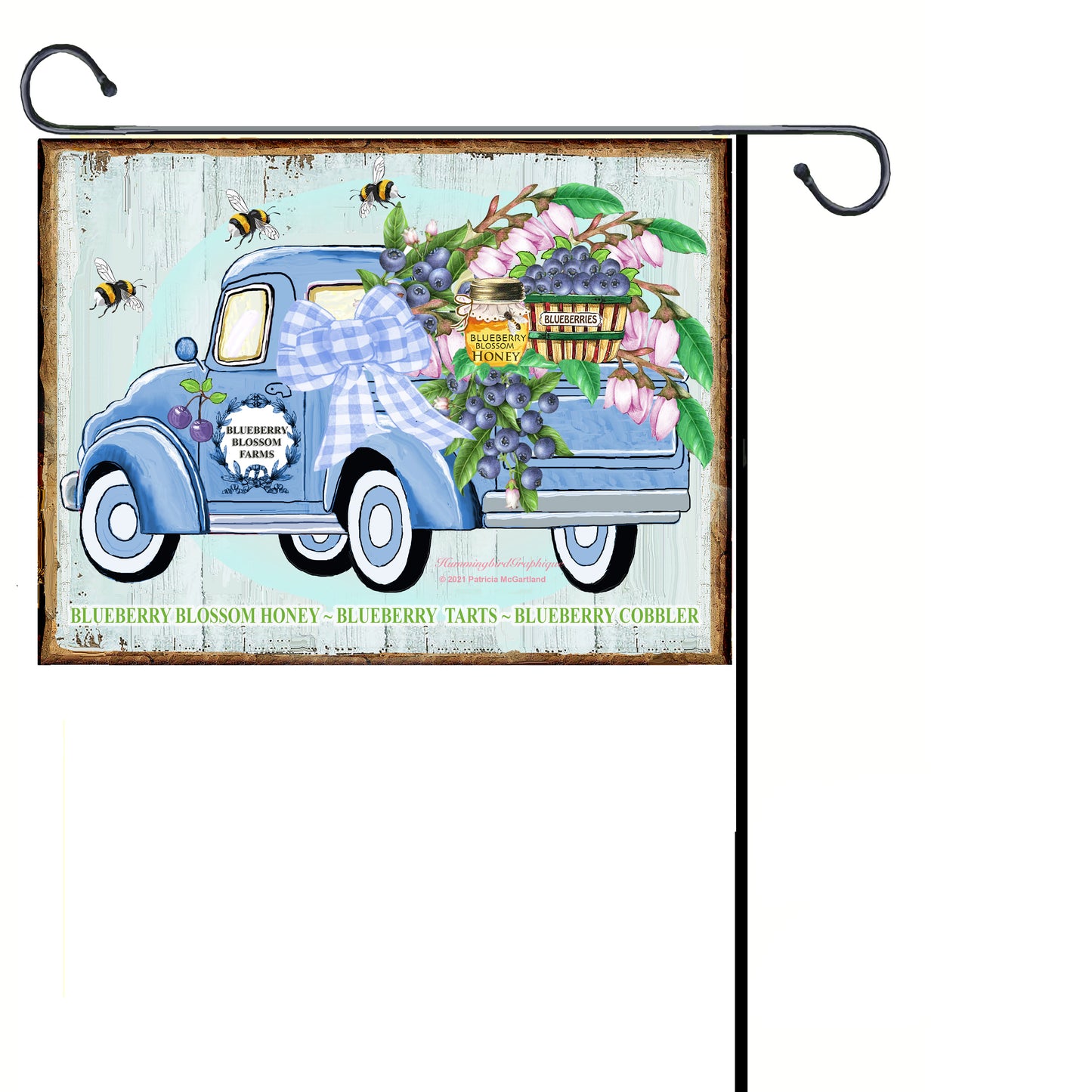 #1017 COUNTRY BLUEBERRY BLOSSOM HONEY TRUCK  - COUNTRY IMAGE