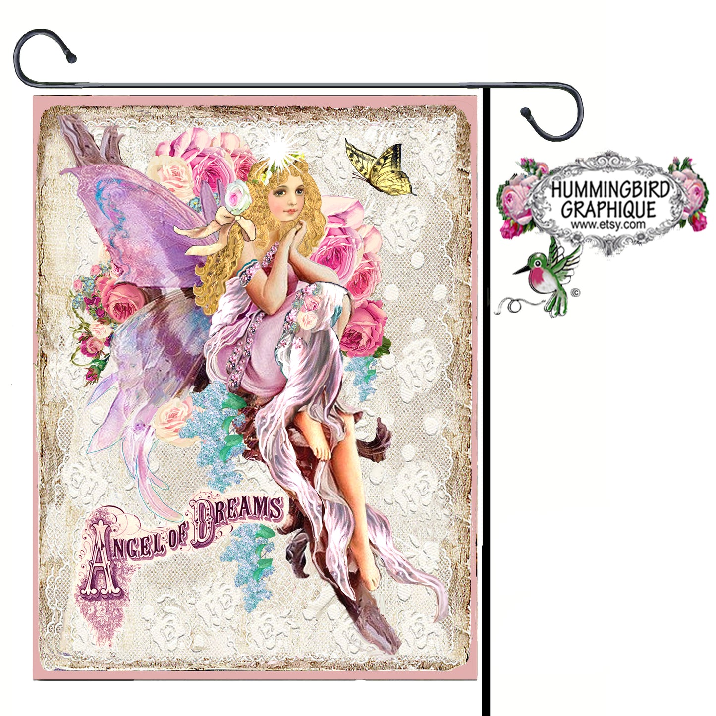 #1140 BEL ANGE DE MES RÊVES - BELLE IMAGE SHABBY