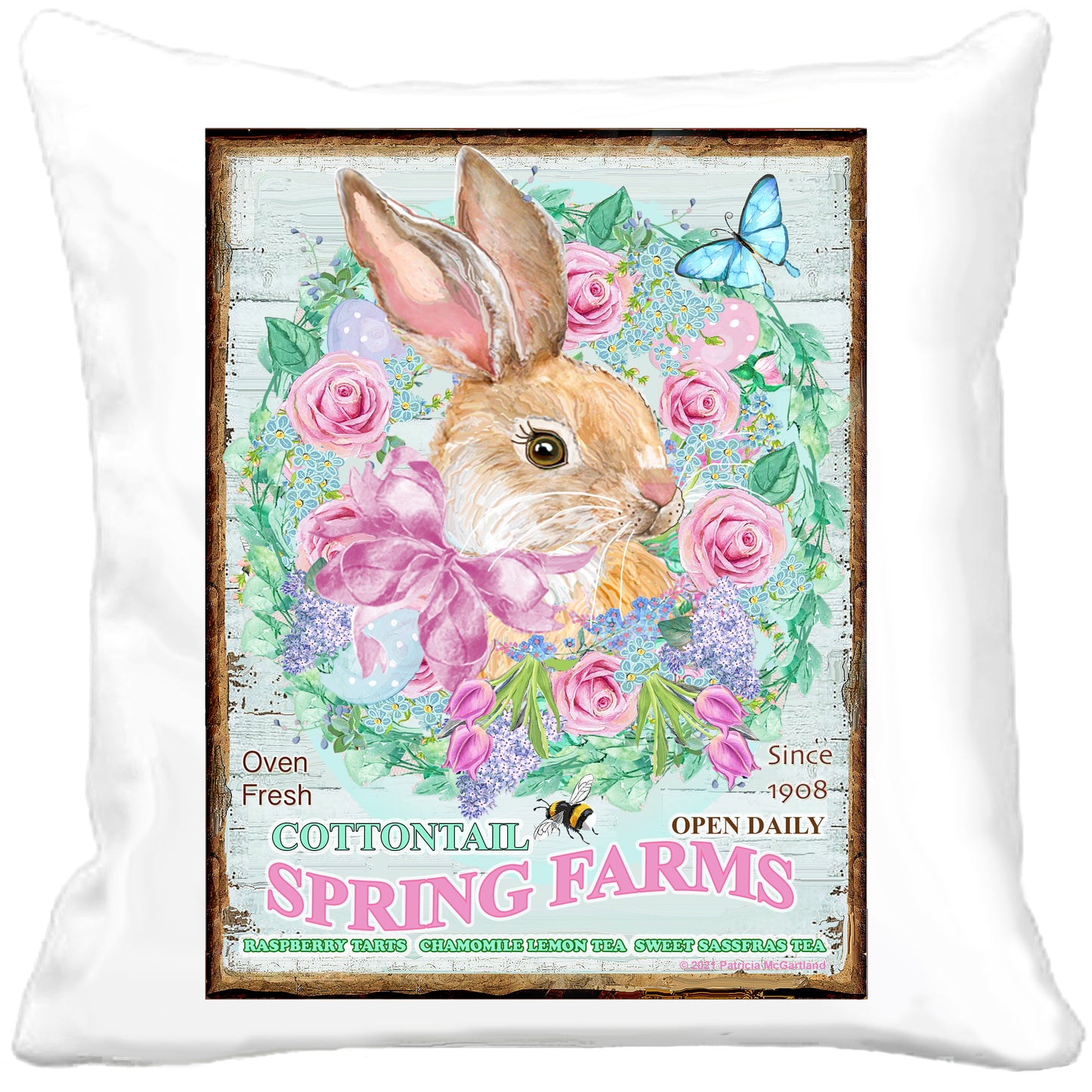 #1065 COTTONTAIL SPRING FARMS SIGN - BUNNIES