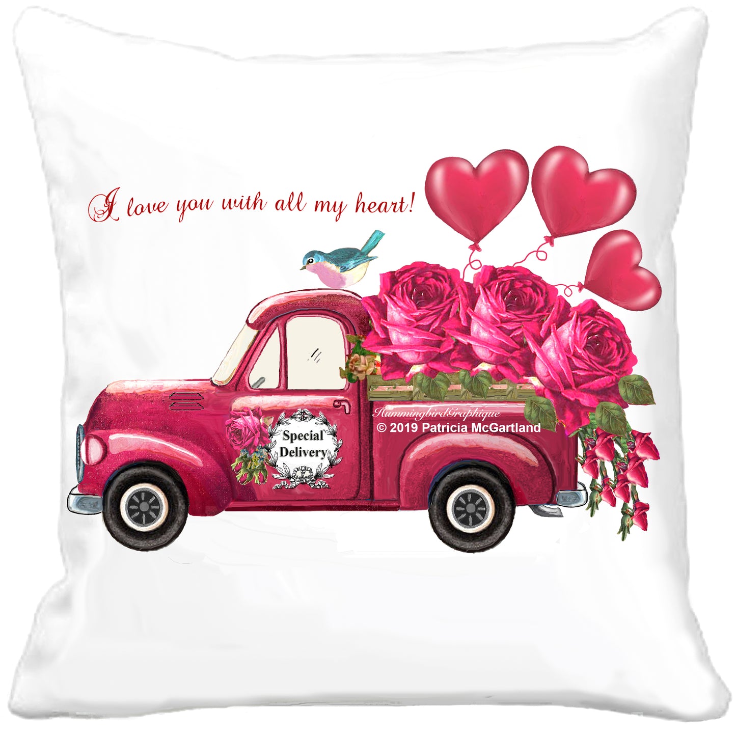 #574 I JUST LOVE YOU WITH ALL MY HEART TRUCK - COUNTRY IMAGE